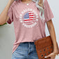 BEER BACON GUNS & FREEDOM US Flag Graphic Tee