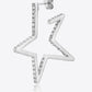 Zircon Star 925 Sterling Silver Earrings