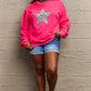 Simply Love Full Size Leopard Star Graphic Sweatshirt