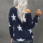 Star Print Long Sleeve Sweatshirt