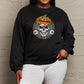 Simply Love Full Size Skull Graphic Sweatshirt