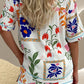 Printed Button Up Half Sleeve Top and Shorts Set