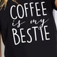 Simply Love Full Size COFFEE IS MY BESTIE Graphic Cotton T-Shirt