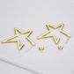 Zircon Star 925 Sterling Silver Earrings