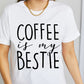 Simply Love Full Size COFFEE IS MY BESTIE Graphic Cotton T-Shirt