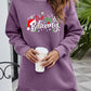 DON'T STOP BELIEVING Graphic Drop Shoulder Sweatshirt