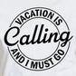 Simply Love VACATION IS CALLING AND I MUST GO Graphic Cotton T-Shirt