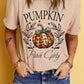 Pumpkin Graphic Round Neck Short Sleeve T-Shirt