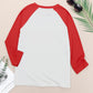 Simply Love PARTY IN THE USA Graphic Raglan Sleeve Tee