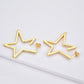 Zircon Star 925 Sterling Silver Earrings