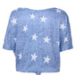 Star Print Short Sleeve T-Shirt