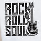 Simply Love Full Size ROCK & ROLL SOUL Graphic Cotton T-Shirt