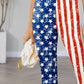 Star & Stripes High Waist Bootcut Pants