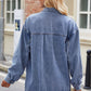 Button Up Denim Jacket with Pockets