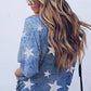 Star Print Short Sleeve T-Shirt