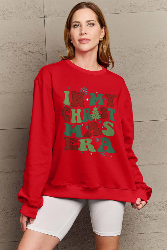 Simply Love Full Size IN MY CHRISTMAS ERA Long Sleeve Sweatshirt