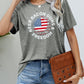 BEER BACON GUNS & FREEDOM US Flag Graphic Tee