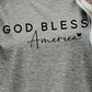 GOD BLESS AMERICA Graphic Short Sleeve Tee