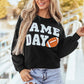 GAME DAY Round Neck Long Sleeve Sweatshirt