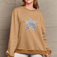 Simply Love Full Size Leopard Star Graphic Sweatshirt