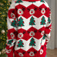 Christmas Element Round Neck Long Sleeve Sweater