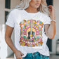 Graphic Round Neck Short Sleeve T-Shirt