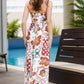 Printed Tube Maxi Dress